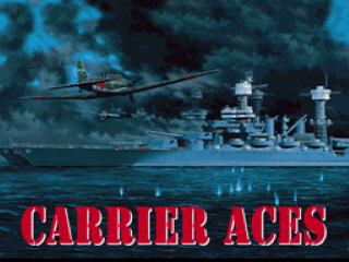 Carrier Aces title screen for Super Nintendo